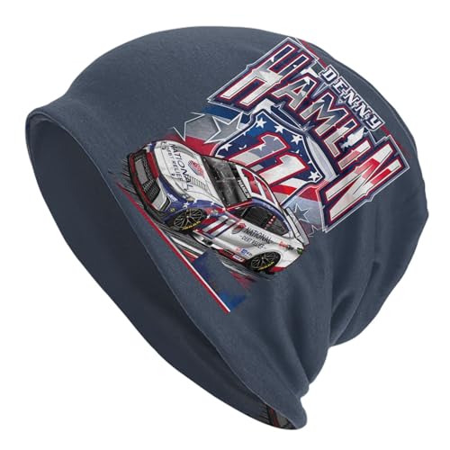 MTQDJ Denny Hamlin 11 Men's Printed Knit Hat Cap Beanie Hat Daily Skull Hats Beanie Caps