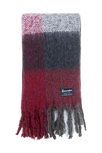 Écharpe à franges Cavallo la douceur réconfortante de la collection WINTER 2023
