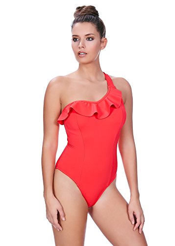 Freya Remix AS3949 Insanely Red UW Sculpt Frilled One Piece Swimsuit