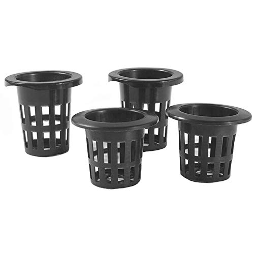 Loriver 100PCS Mesh Net Basket Hydroponic Aeroponic Clone Flower Plant Grow Cup