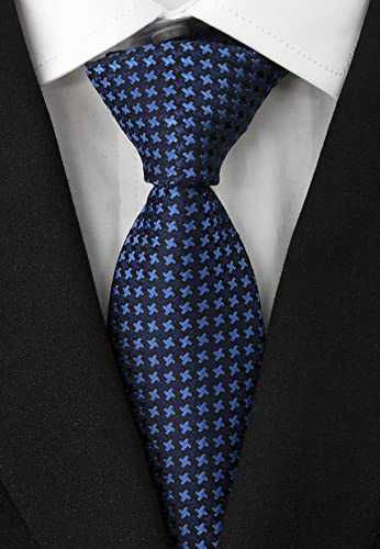 Image of Men's Necktie Classic Silk Tie Woven Jacquard Neck Ties 9 PCS