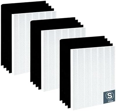 Nispira C545 HEPA Filter Replacement Ture HPEA For Winx C545 Air Purifier, P150, B151, 9300, Part Filter S 1712-0096-00 & 2522-0058-00, 113050 3 Sets