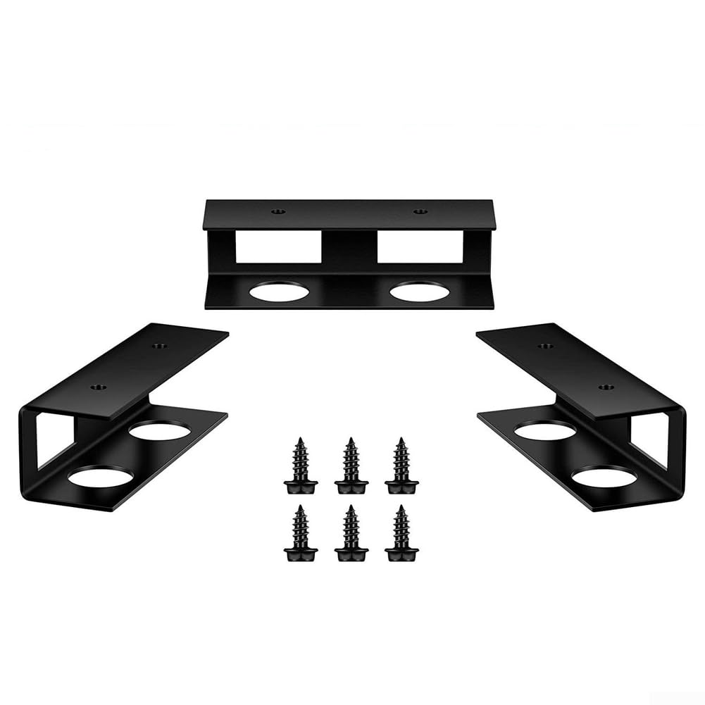 Support en acier au carbone pour ordinateur et routeur à fixer sous le bureau
