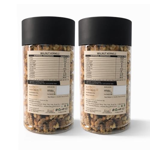 Image of PRITHVI PURE Walnuts Kernels 500gmx2 | Natural Crunchy & Nutritious | Akhrot Without Shell | Rich in Omega-3, Protein & Antioxidants | Gluten-Free | Ideal for Snacking, Baking & Cooking