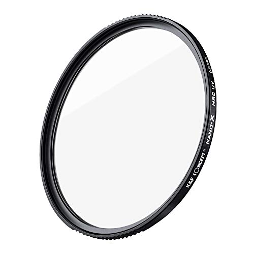 K&F Concept 82mm UV Protection Filter,18-Layer Multi Coated Lens Filter Nanotech Coatings,Ultra-Slim