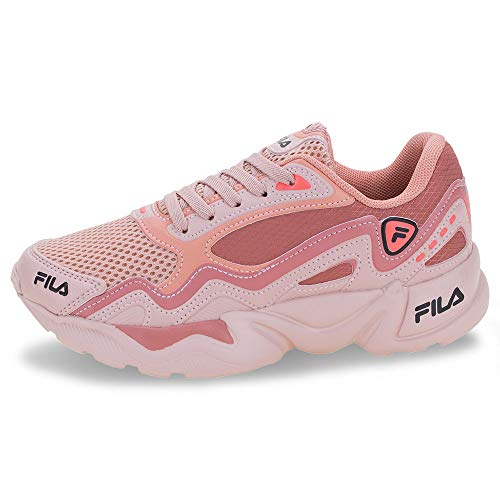 Tênis Interceptor, Fila, Feminino, Rosa/Preto/Salmão, 36