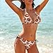 TZTTZT Tomatoes A Print Bikini Sets for Women, Two Piece Swimsuit Bathing Suit for Women Triangle Bikini Multicolor