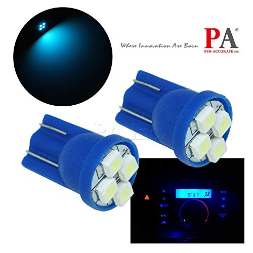 PA LED 10x T10 168 194 Led luz instrumental 12V azul hielo miniatura 5