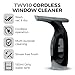 Tower T131001PL Cordless Window Vac Cleaner with Rechargeable Battery, 150ml Water Tank, 20W, Platinum