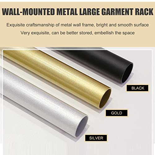 Porte-vêtements mural robuste pour vitrines de vente au détail
