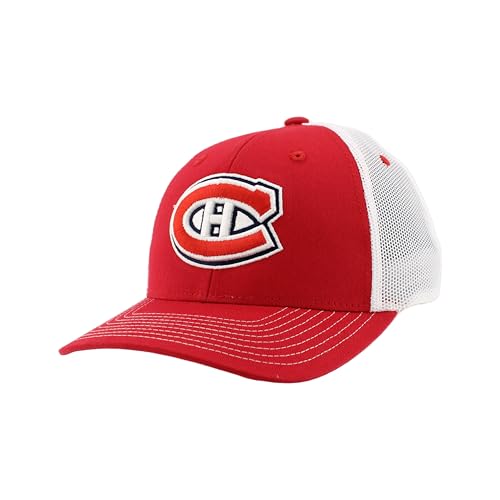 Image of ZHATS NHL Unisex-Adult NHL Officially Licensed Adjustable Snapback Hat Dakota Icon Team Color