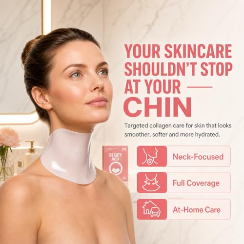 Phlountsy Smile Line & Anti Wrinkle Patches,Hydrating Lip Patch with Collagen (2 Count - Neck Mask) — view 4