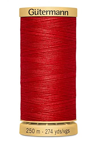 Gutermann hilo de algodón natural 250m miniatura 1