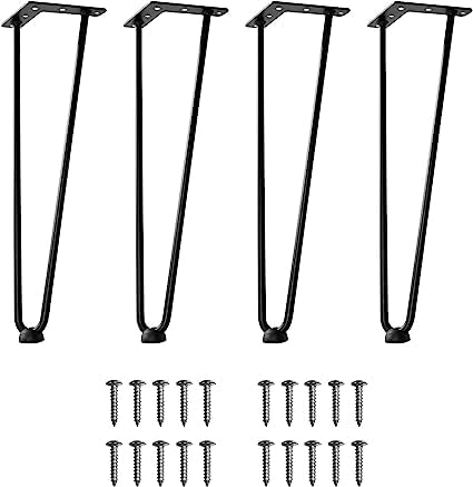 See full amazon price history chart for Ventuos_Heavy Duty Hairpin Legs for Desk Legs Console Table, Set_of_4 20 inch Legs for Any Types Furniture (Black) 10MM Thick Set of Four (Legs x 4) (20) Ventuos_Heavy Duty Hairpin Legs for Desk Legs Console Table, Set_of_4 20 inch Legs for Any Types Furniture (Black) 10MM Thick Set of Four (Legs x 4) (20) (B0CCJ7J5YQ) Amazon Price History, Amazon Price Tracker