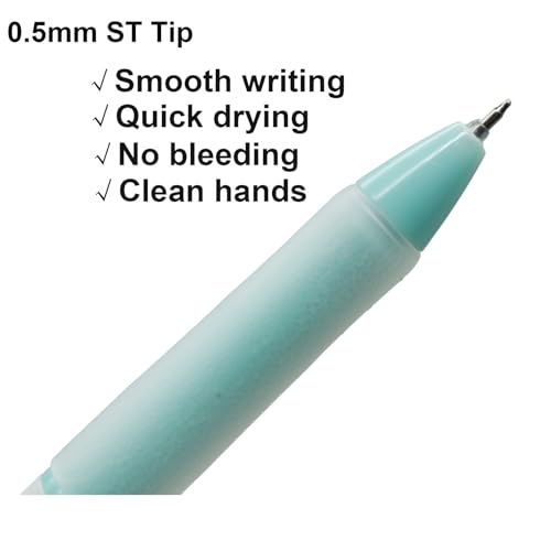 Maydahui 12 bolígrafos gel retráctiles con diseño de gato miniatura 3