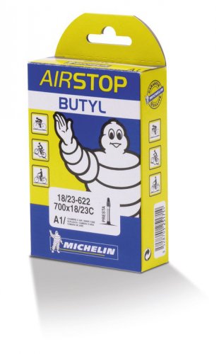 Michelin Schlauch E4 Airstop - Cámara de Aire para Bicicleta, Talla 22-24