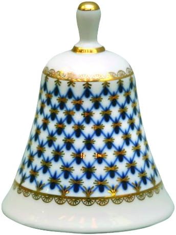 Lomonosov Bell, Moscow, Cobalt Net, H-4 Inches