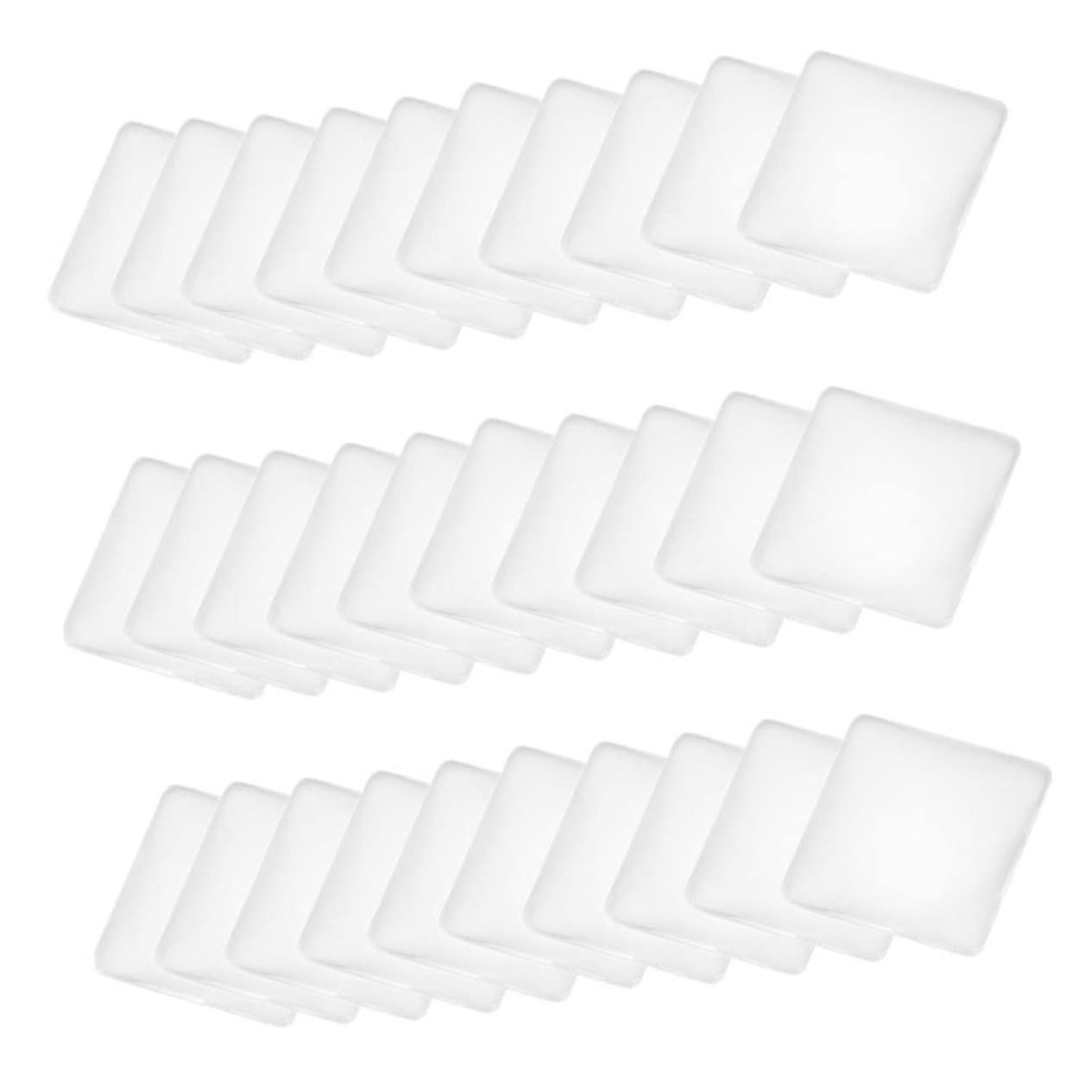 Housoutil Cabochons en Verre 25 Mm pour Fabrication de Bijoux, Patch Pierres Précieuses Transparent, Lot de 100 Pièces, Artisanat Créatif, Accessoires Diy, Décoration Bijoux et Loisirs Créatifs