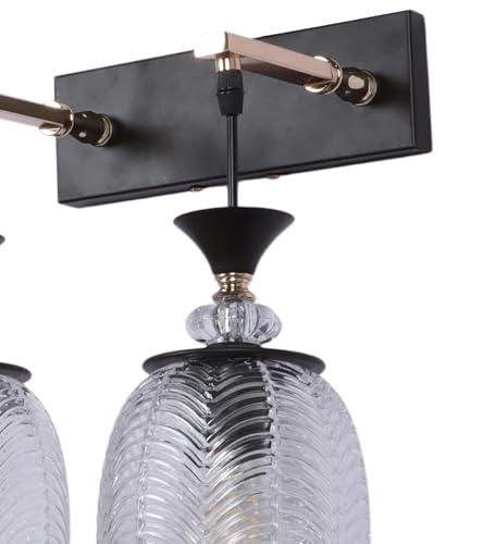 Image of ELAINTE Premium Wall Light | | Elegant Glass Wall Lamp for Living Room & Hallway | 3 Years Warranty | Free Bulb (Lux-Double)
