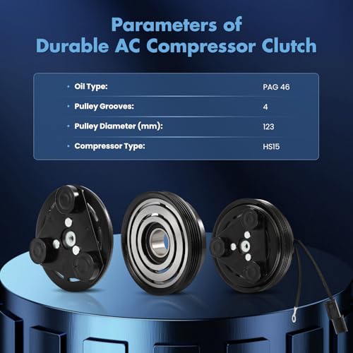 Image of ECCPP A /C Compressor Clutch 2001-2006 Fit for Hyundai Elantra 2.0L