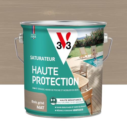 V33 Saturateur bois grisé 2,5L