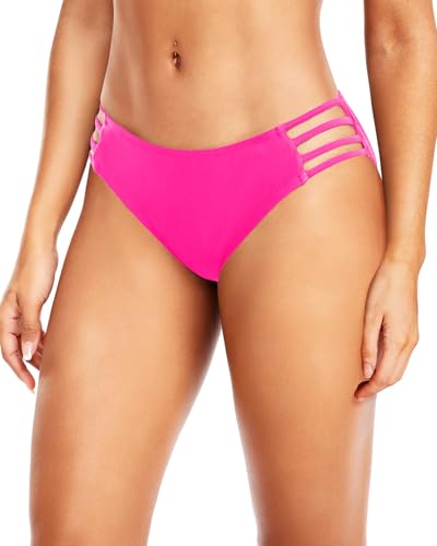 Image of Women Bikini Bottom Full Coverage Bathing Suit Bottoms Swimsuit Bottom | Low Waist Design, Side Strap Cutout, Full Rear Coverage, Secure Fit, Soft Breathable Fabric