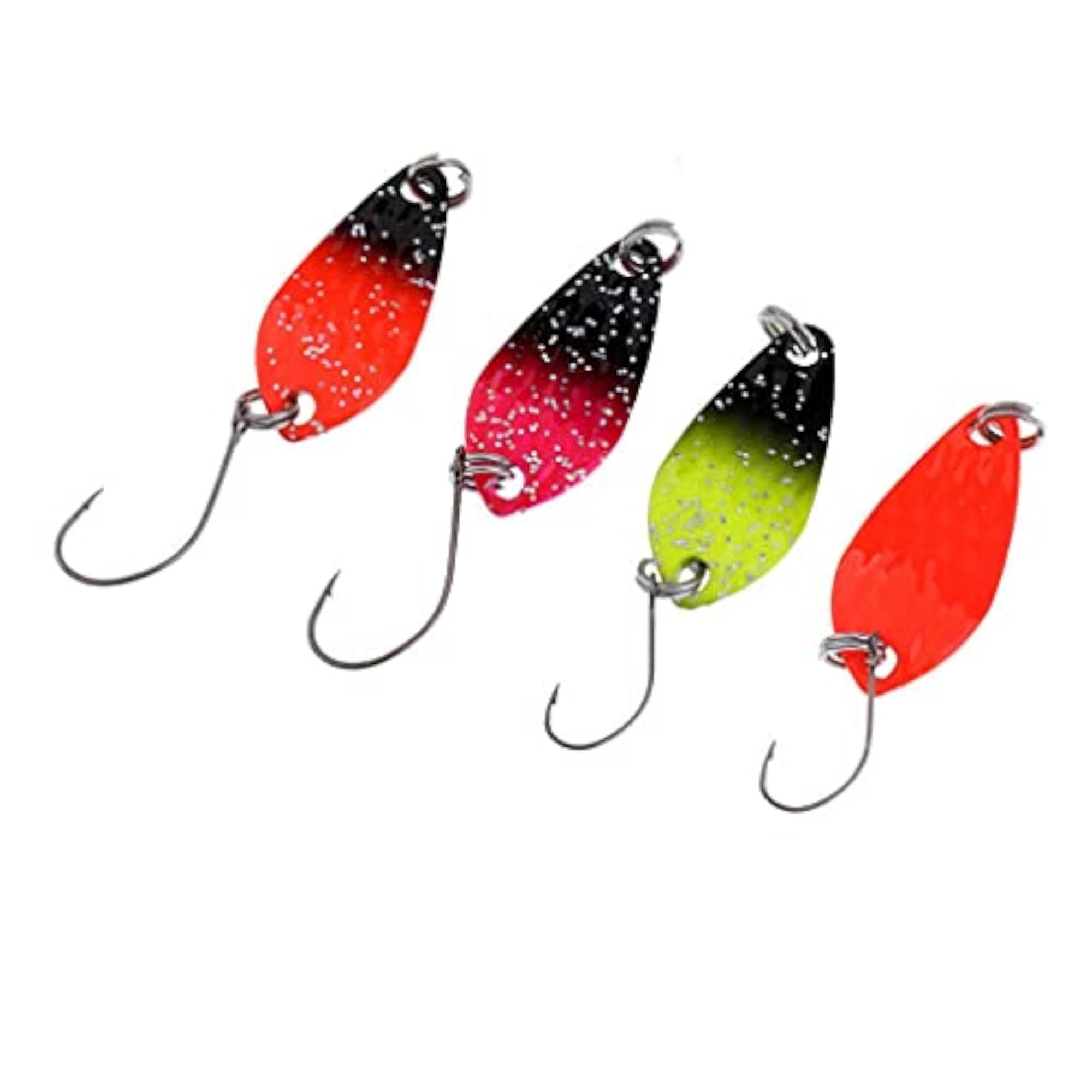 Imported 4pcs Metal Fishing Spoon Set, Mixed Colors