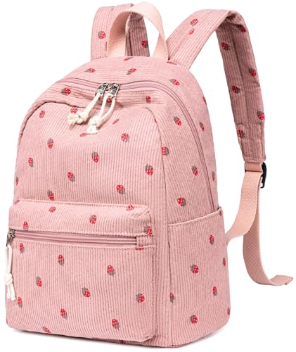 LEDAOU klein Rucksack für Damen Mini-Rucksack Geldbeutel für Mädchen Teenager Kinder Schule Reisen Schultertasche Kleiner Rucksäcke Damen (Erdbeeren Rosa) LEDAOU klein Rucksack für Damen Mini-Rucksack Geldbeutel für Mädchen Teenager Kinder Schule Reisen Schultertasche Kleiner Rucksäcke Damen (Erdbeeren Rosa)