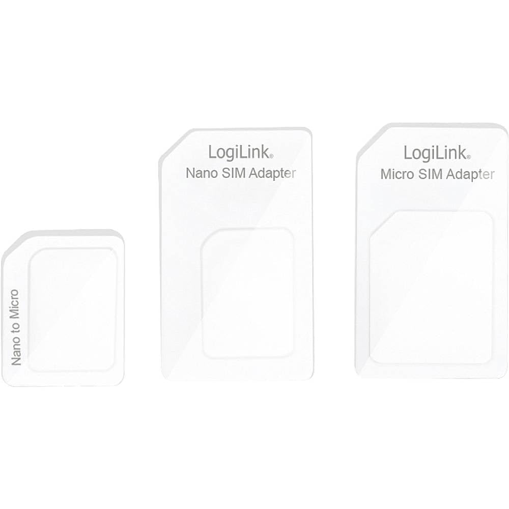 LogiLink AA0047 Dual SIM Card Adapter for Micro SIM and Nano SIM