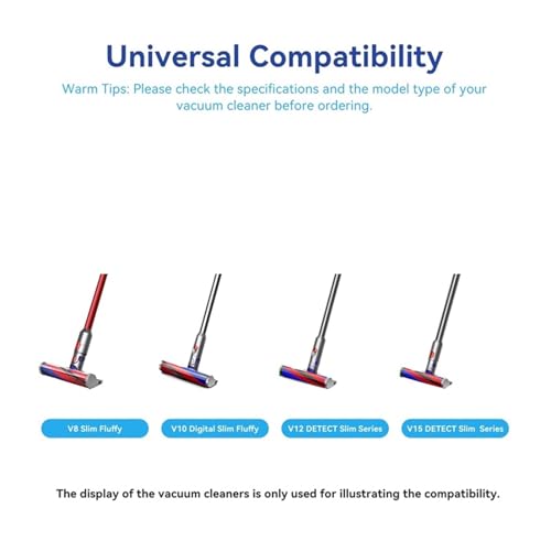 Accesorios de aspiradora inalámbricos para limpiar el parqué con Dyson V15 5