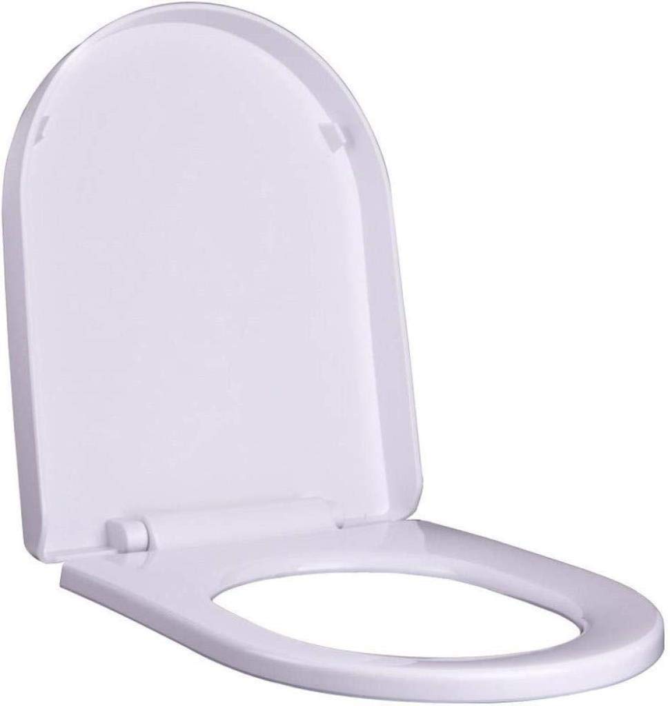 MOBYGKFY Toilet Seat U Shape Universal with Slow Down Silent Top Mounted Thickened Lid