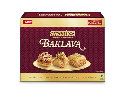 Image of Unibic Swaadesi Assorted Baklava Box | 200 gm| Gift Box