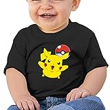 PIOLINBA Pokemon Toddler T-Shirt Cotton Baby Short Sleeve Shirt Toddler Tee for Baby Boys Girls