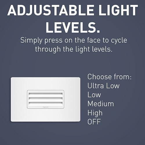 Image of Legrand radiant 15 Amp Full 5-Level LED Stairs Night Light Outlet Tri-Color