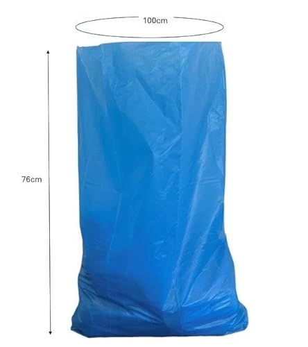 20 TidyZ Heavy-Duty Rubble Sacks. Made from 100% Recycled Plastic. Extra Strong and Thick Builders Bags. For DIY Construction, Building Site Debris, Garden Waste. 32L Blue Waste Bags 7 20 TidyZ Heavy-Duty Rubble Sacks. Made from 100% Recycled Plastic. Extra Strong and Thick Builders Bags. For DIY Construction, Building Site Debris, Garden Waste. 32L Blue Waste Bags - Image 7