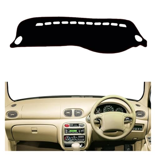 Parasol DashMat para Kia Pride protector de salpicadero LHD con borde negro 2