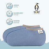 biped Stiefelsocken PINGUIN - wärmende Socken für Gummistiefel, für Freizeit und Beruf - Füßlinge für Damen und Herren als Hausschuh Ersatz oder Gästeschlappen - made in Germany - z2743(39-40)