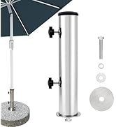 Garten Sonnenschirm Standrohre Geliefert, Universal SonnenschirmStandrohr Hülse Stände Schirmbase...