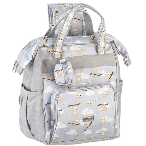 Mochila Maternidade Multifuncional Bicho Preguiça - Fazendo Arte