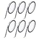 HEROFFIX Pin Stripe Tape 164.04ft x 0.2 Auto Streifen Pin Stripe Aufkleber für Auto, Motorrad und Boot, Racing Stripes DIY Sticker Laser Silber 6 Stück