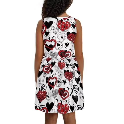 Spring Dresses for Girls Sundress Pattern Sleeveless Kids Outfits4