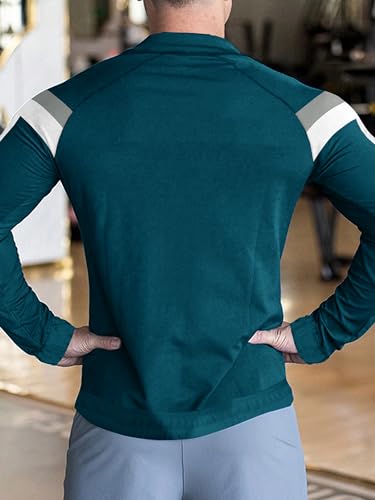 Image of Noble Monk Men's Active wear Regular Fit T Shirt |Full Sleeves |Casual T-Shirt for Men