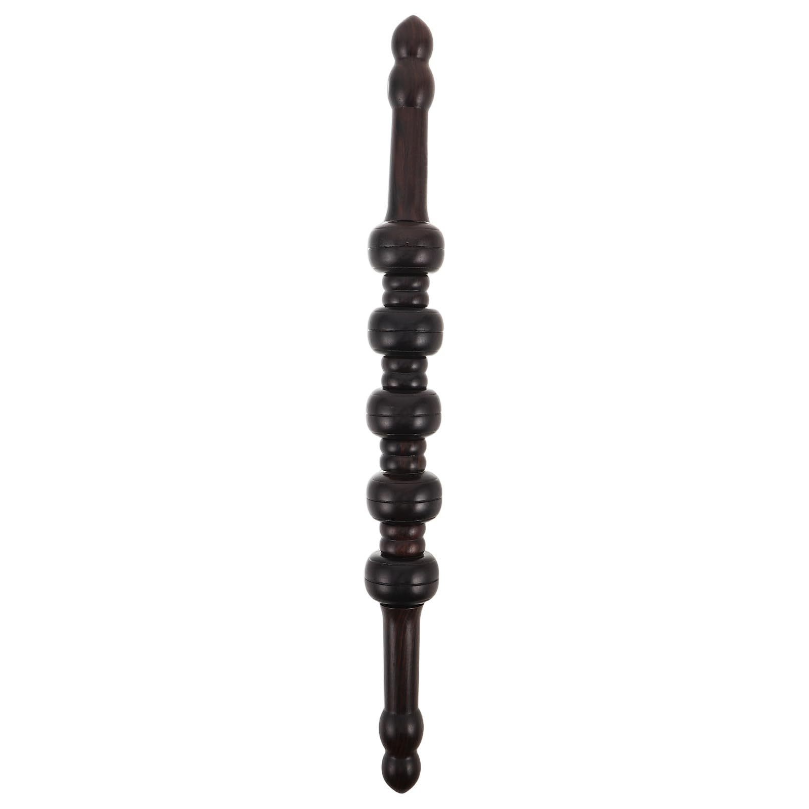 KICHOUSE Rodillo de masaje - Herramienta de masaje con palo de madera para la recuperación muscular de todo el cuerpo - Masajeador Gua Sha para yoga y terapia deportiva para espalda, piernas y brazos