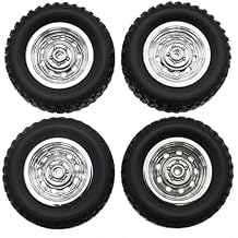 4pcs Remote Control Car Crawler MN78 / MN82 Part Tires Wheel for Upgrade Climbing Truck Replace Part for