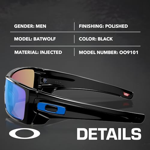OAKLEY BATWOLF OO9101 Rectangle Shape Sunglasses With Official Eyewear Kit2