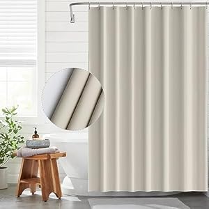 Funria Beige Duschvorhang 180x180 cm