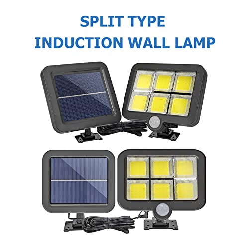 Luz solar impermeable 108COB para iluminar exteriores oscuros sin cables 3