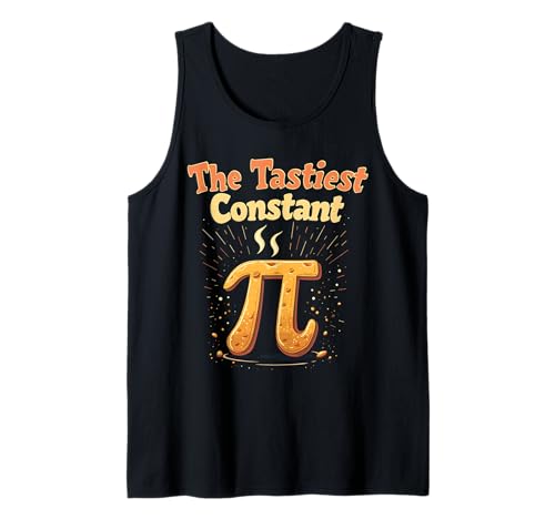 Pi Day Funny Math Juego de palabras La constante más sabrosa Camiseta sin Mangas