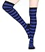 Women's Sexy Extra Long Thigh High Striped Socks Knee High Stockings for Christams Party Daily Life Many Colors
