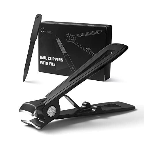 FERYES Nail Clipper Black Cover
